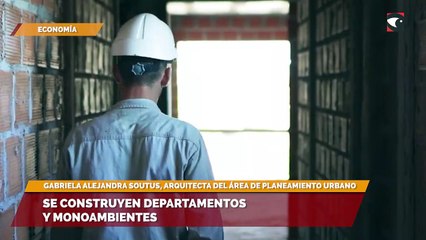 Se construyen departamentos y monoambientes