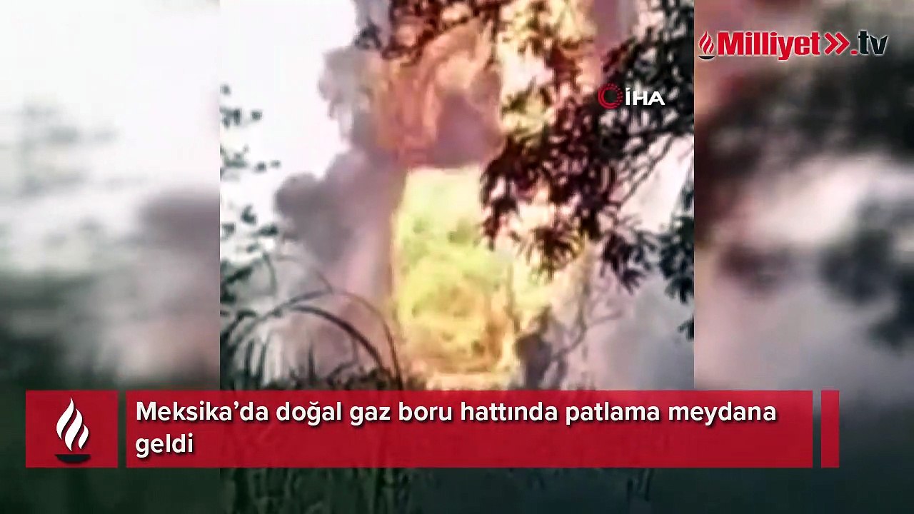 Meksika’da doğal gaz boru hattında patlama: 2 yaralı