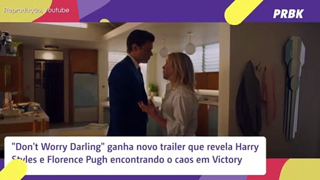 "Don't Worry Darling": Harry Styles e Florence Pugh encontram o caos em novo trailer