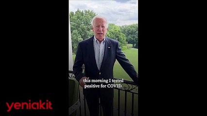 Koronavirüse yakalanan ABD Başkanı Biden'dan video mesaj