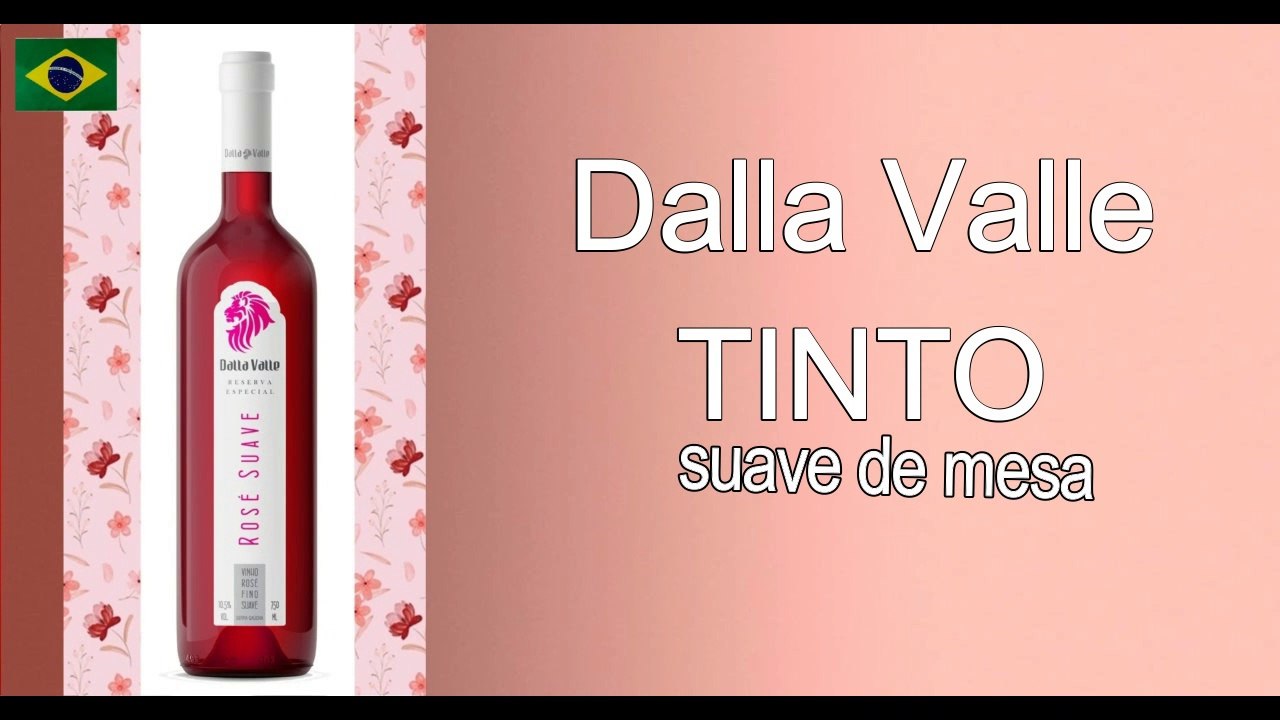Vinho Dalla Valle Rosé Suave De Mesa