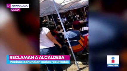Habitantes de Azcapotzalco reviven video donde increparon a la alcaldesa