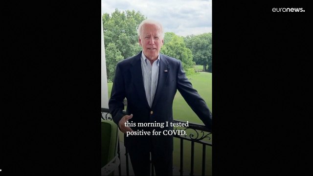Biden da positivo en COVID pero con síntomas leves