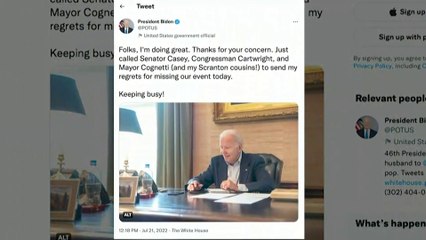 البيت الأبيض يكشف آخر تطورات  صحة بايدن بعد الإصابة بكورونا