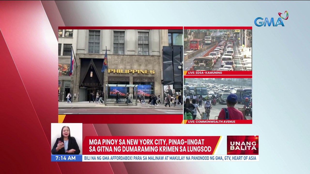 Mga Pinoy sa New York City, pinag-iingat sa gitna ng dumaraming krimen sa lungsod | UB
