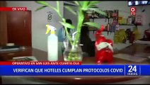 San Luis: fiscalizan hoteles ante cuarta ola de covid-19