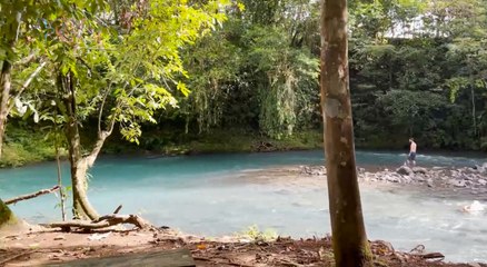 mqn-Pasee en búfalos, bañese en el río celeste y como sabroso -210722