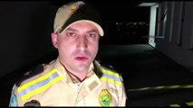 Tenente do Corpo de Bombeiros dá detalhes sobre queda de muro que deixou moradores desabrigados no Canadá