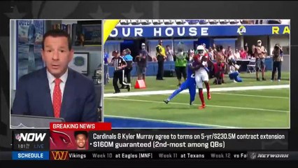 NFL NOW _ Ian Rapoport_ Cardinals break the bank for Kyler Murray, gets a 5-year