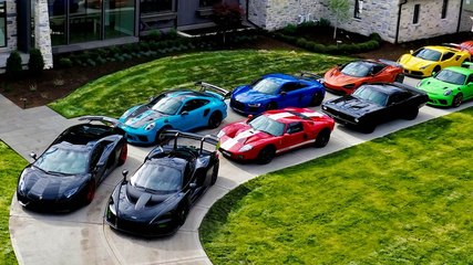 What it's like to own a $20 million exotic car collection