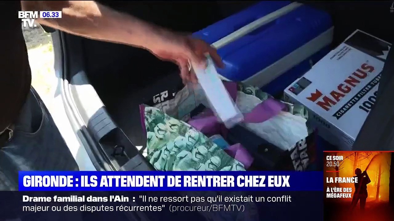 Incendies en Gironde: ces habitants évacués qui attendent de rentrer chez eux