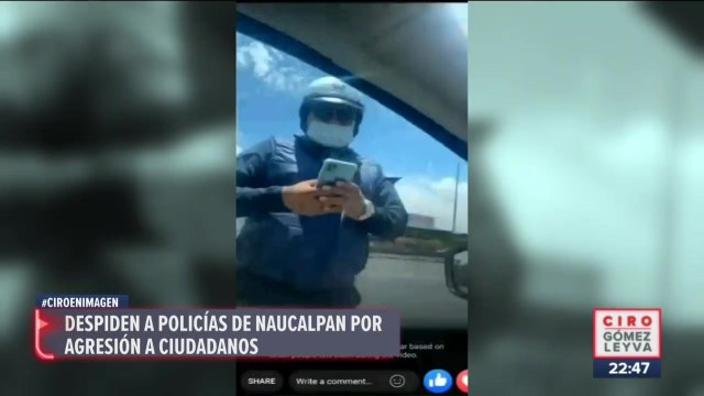 Dan de baja a policías estatales que agredieron a ciudadanos en Naucalpan