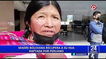 Policía rescata a menor boliviana que fue captada por peruano de 20 años