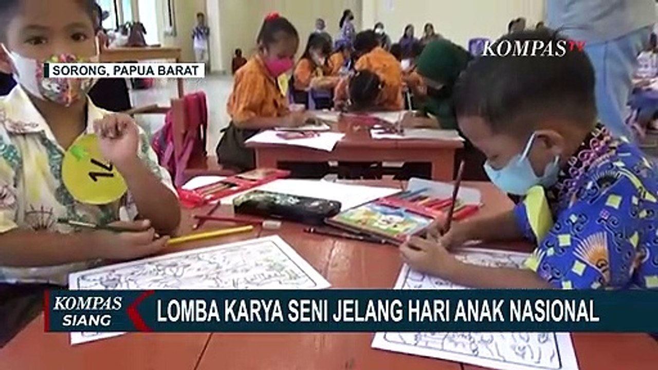Jelang Hari Anak Nasional, DP3A Sorong Bangun Kreativitas Anak dengan Menggelar Lomba Karya Seni!