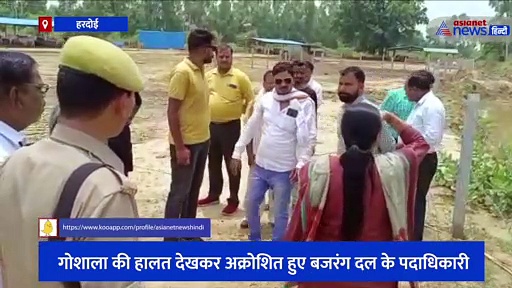 गोशाला के गड्ढों में मृत पड़े मिले गोवंश, बजरंग दल के कार्यकर्ताओं जमकर काटा हंगामा