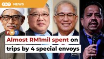 Almost RM1mil spent on trips by 4 special envoys, says minister