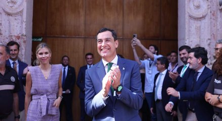 Moreno, investido por segunda vez presidente andaluz con la mayoría absoluta del PP