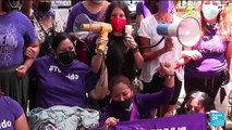 Mexico femicide: Protesters demand justice after mother activist burnt dead