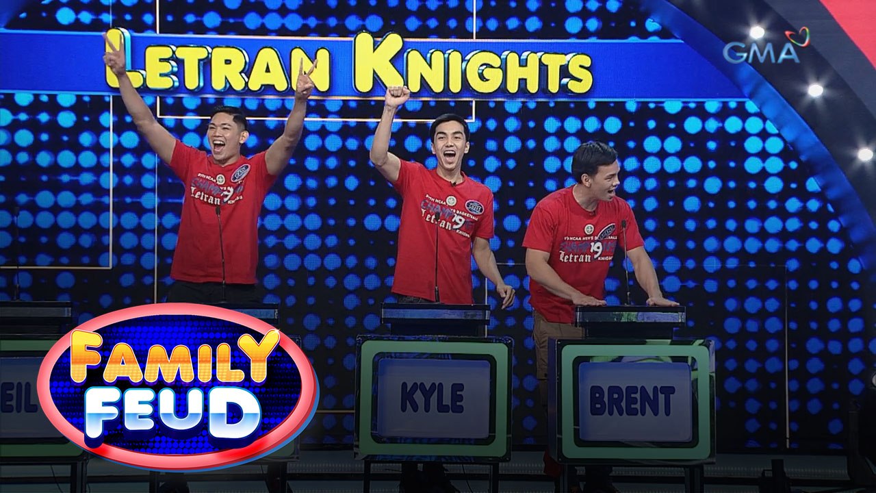 Family Feud Philippines: WALANG MAGAGALIT SA LETRAN KNIGHTS FAMILY!