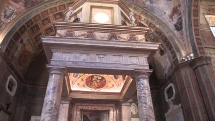 Roma, Mattarella all'inaugurazione del restauro delle Corsie Sistine