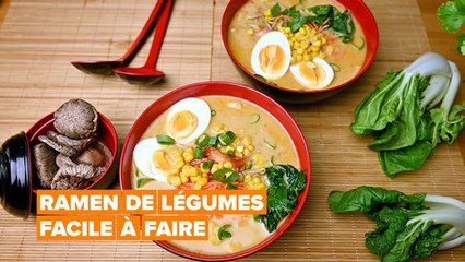 Recettes de ramen : Végétarien