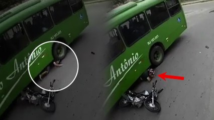 Helmet Saves Life: ಬಸ್ ಚಕ್ರದಡಿ ಸಿಲುಕಿದ್ರೂ ಈ ಯುವಕ ಗ್ರೇಟ್ ಎಸ್ಕೇಪ್‌ ಆಗಲು ಕಾರಣ ಏನ್ ಗೊತ್ತಾ? *VIral