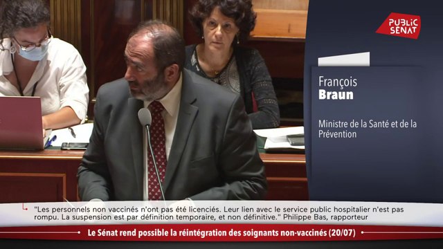Contrôle aux frontières, soignants non-vaccinés: le Sénat modifie le projet de loi sanitaire (20/07)