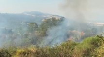 Guardea (TR) - Incendio boschivi, proseguono interventi dei Vigili del Fuoco (22.07.22)