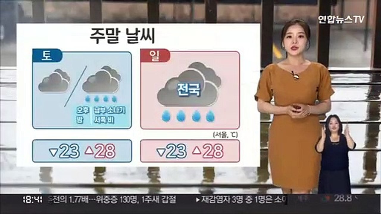 [날씨] 내일부터 막바지 장맛비…심한 더위 주춤