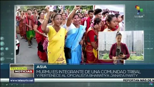 La política tribal Draupadi Murmu gana elección presidencial en la India