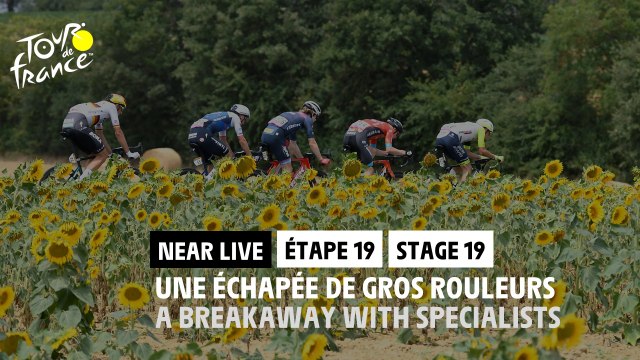 Une échapée de gros rouleurs / A breakaway with specialists - Étape 19 / Stage 19 - #TDF2022