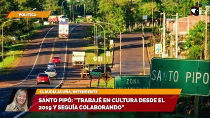 El lunes asumirá al mando del municipio de Santo Pipó