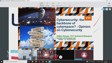 DE4E: Opinion on Cybersecurity