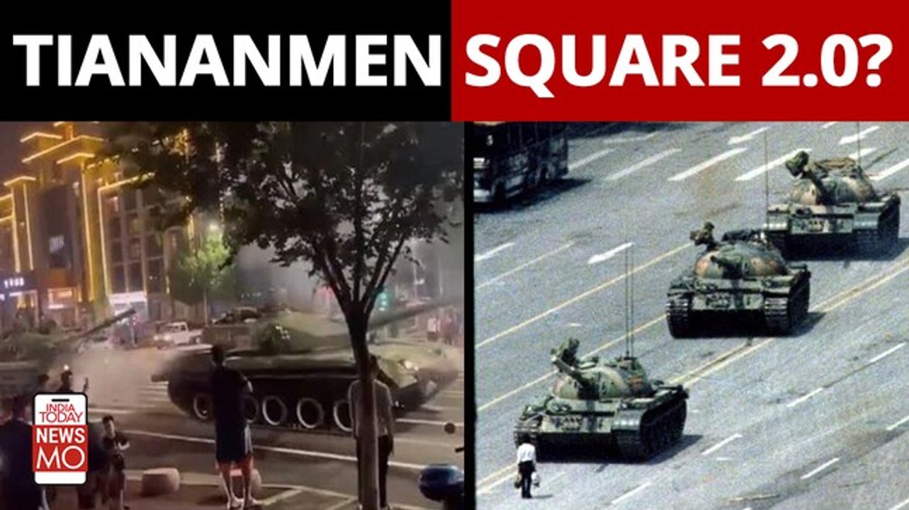 Chinese Govt Stops Citizens From Withdrawing Money Using Tanks