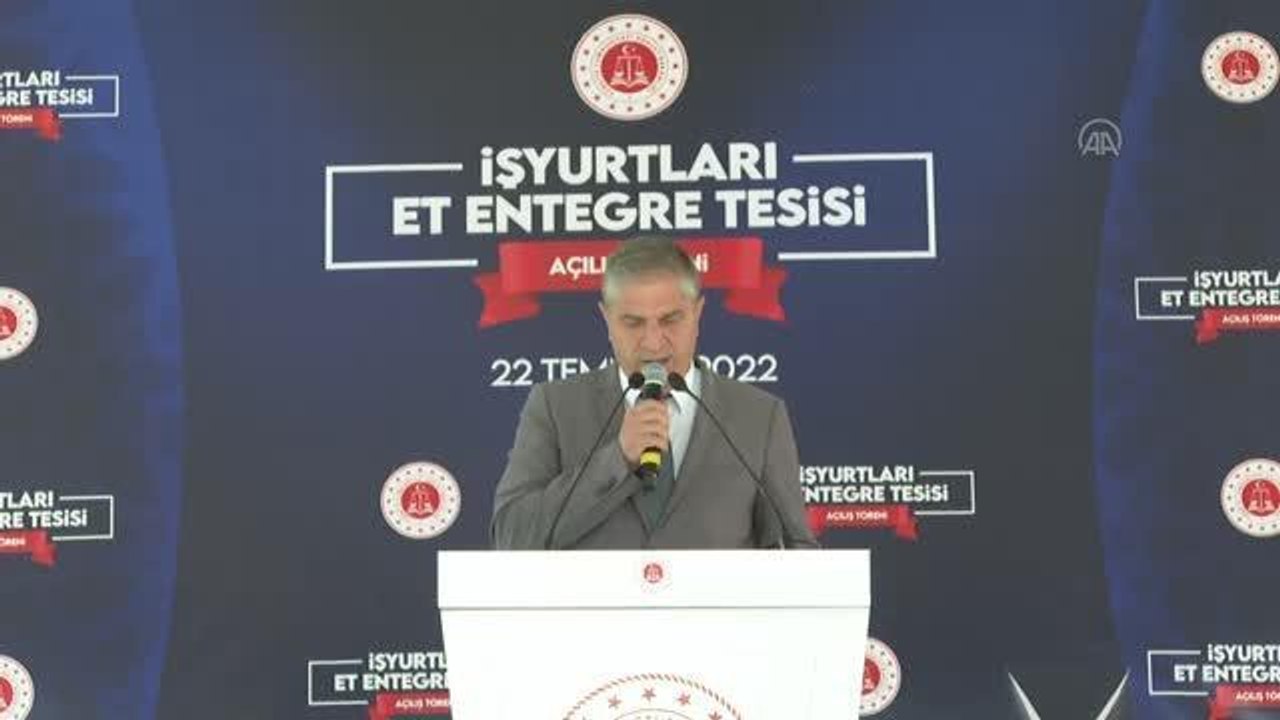 Kars haberleri! Adalet Bakanlığı İş Yurtları Kars Et Entegre Tesisi açılış töreni