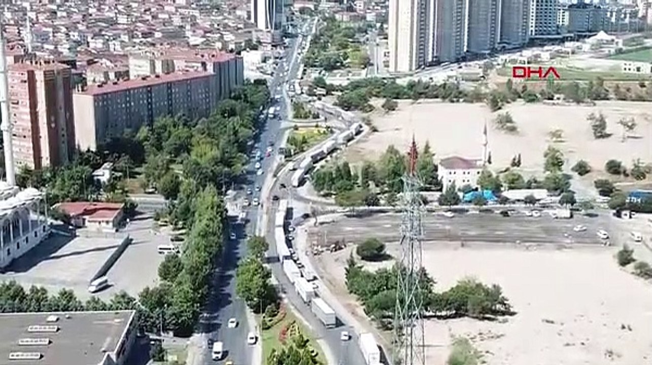 Gümrük Müdürlüğü önünde TIR kuyruğu...