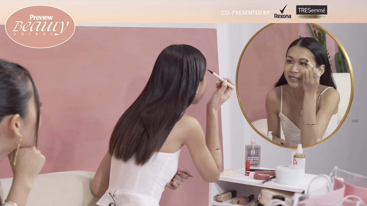 No Makeup Makeup Look Preview Bag Tutorial  | Preview Soiree Highlights | PREVIEW