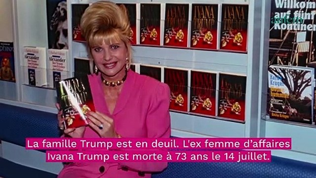 Obsèques d'Ivana Trump : ses trois enfants émus réunis autour du cercueil