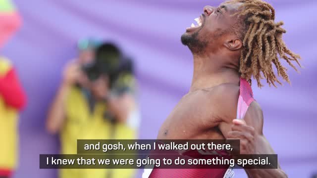 Noah Lyles breaks American record to retain 200m World Championship Gold