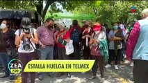 Estalla huelga en Telmex, ¿qué es lo que piden lo trabajadores?