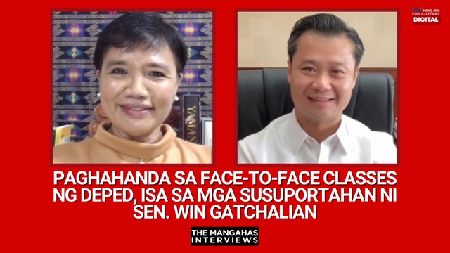 Paghahanda sa face-to-face classes, isa sa susuportahan ni Sen. Gatchalian | The Mangahas Interviews
