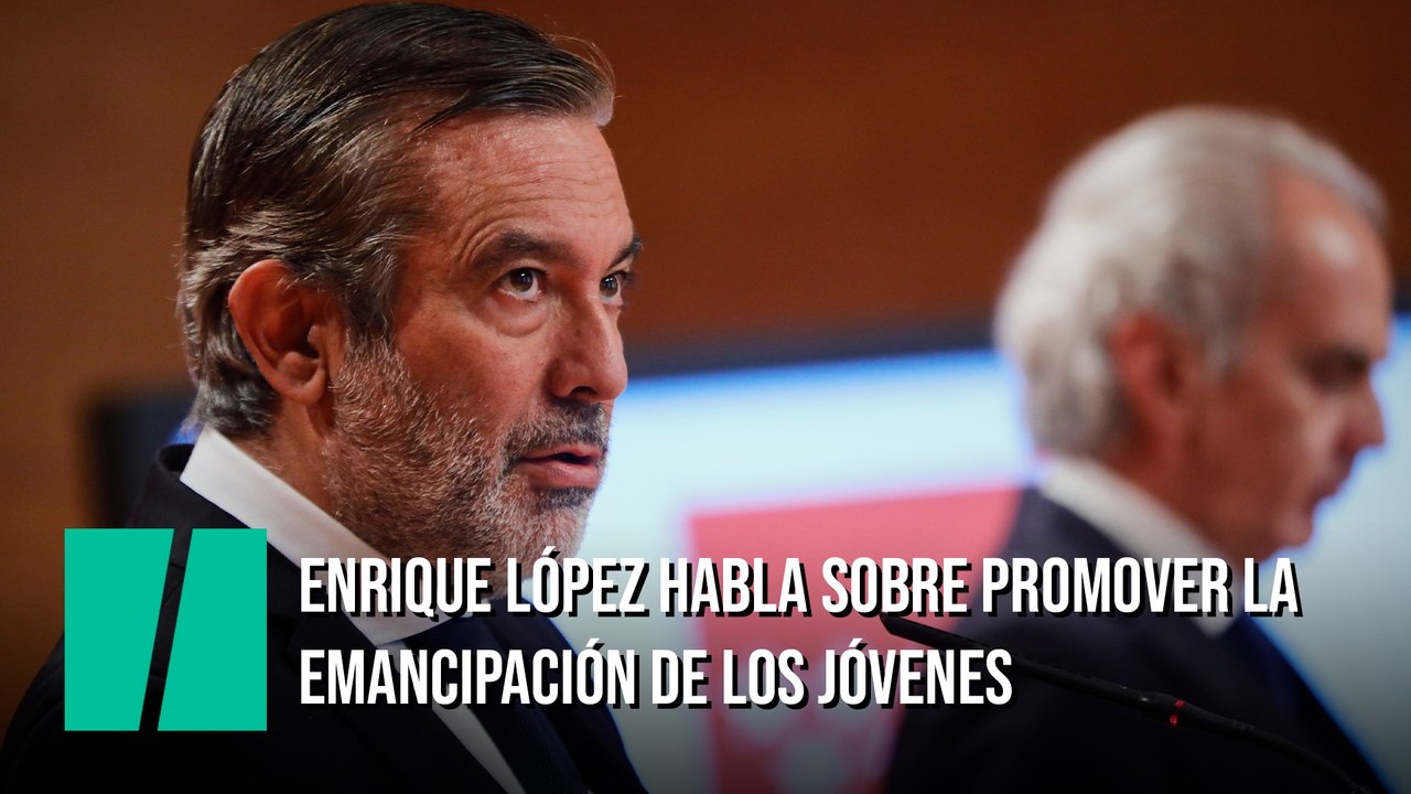 Enrique López habla sobre la emancipación de los jóvenes