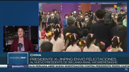 Presidente de China felicita a nuevo mandatario de Sri Lanka por su elección