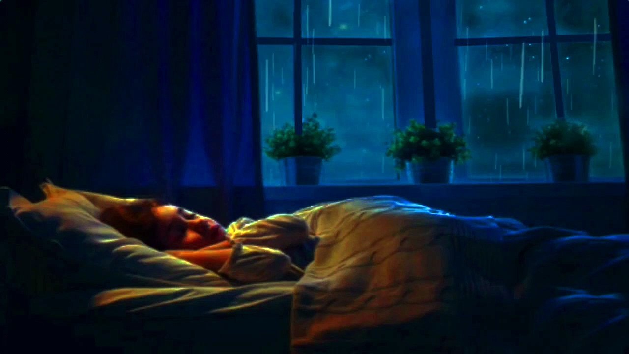 Use Headphones | Rain Sounds for Sleeping | Calming Music | Stress relief Music | Relaxing Music for Deep Sleep