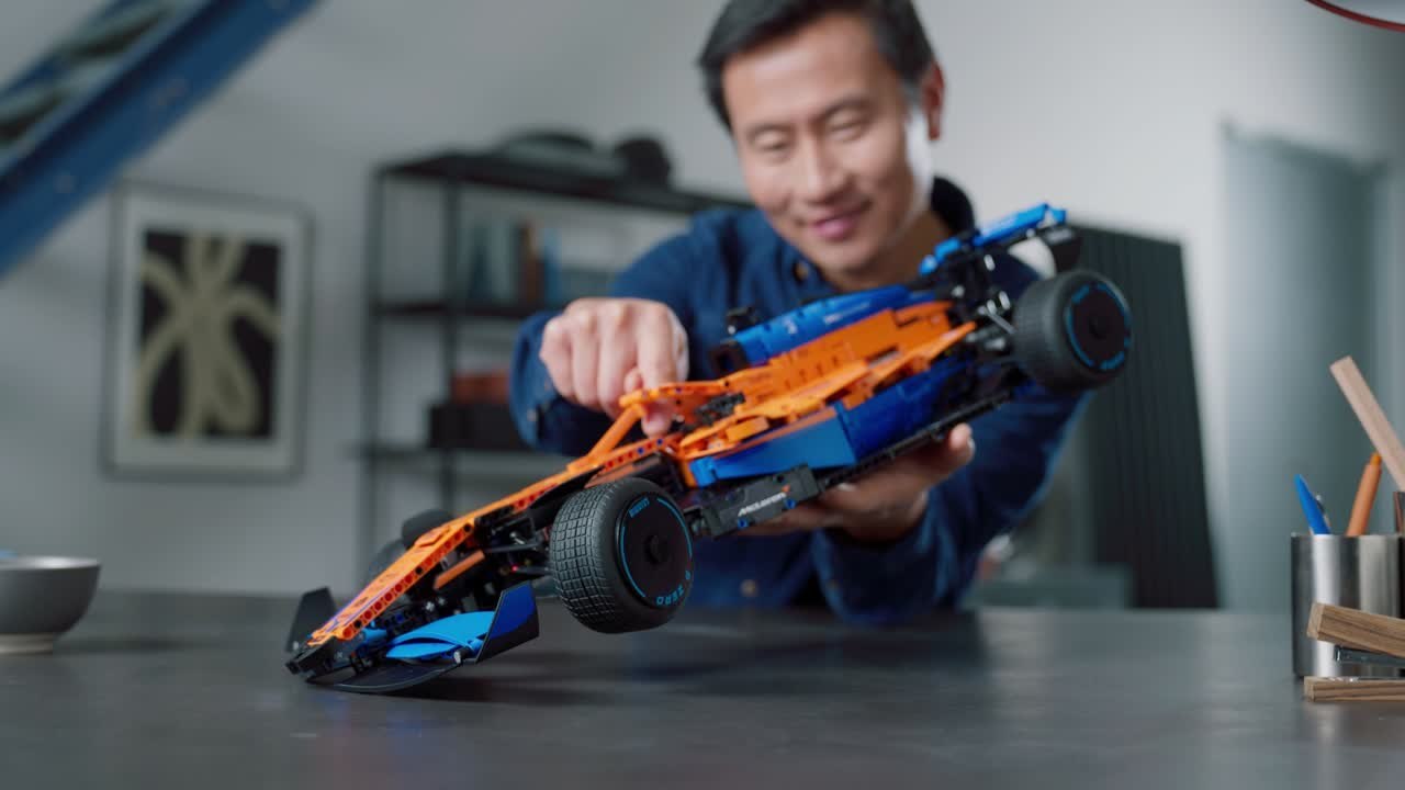 La voiture de course McLaren Formula 1