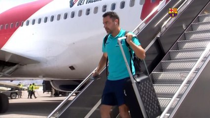 El Barcelona llega a Las Vegas para el clásico veraniego con el Madrid