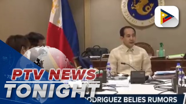 Executive Secretary Vic Rodriguez belies rumors he resigned from his post