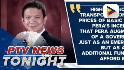 Sen. Chiz Escudero files Personnel Economic Relief Allowance (PERA) Bill