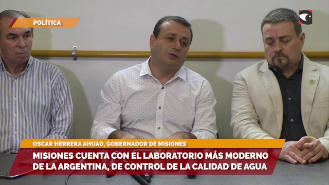 Misiones cuenta con el laboratorio más moderno de la Argentina, de control de la calidad de agua