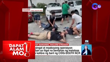 Illegal na transaksyon ng high caliber firearms, timbog! | Dapat Alam Mo!